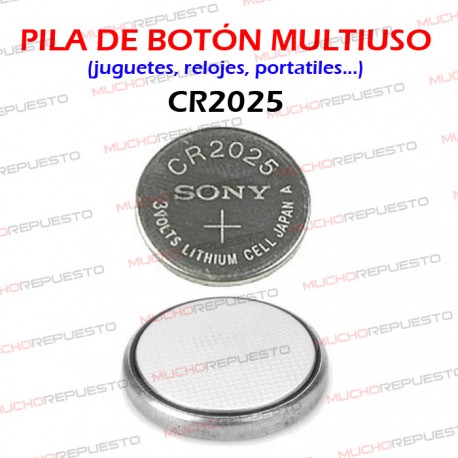 PILA MULTIUSOS CR2025 3V Ni-Mh (1UND)