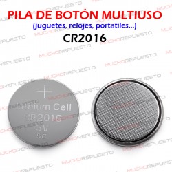 PILA CMOS CR2016 3V Ni-Mh (1UND)