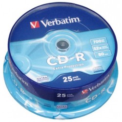 TARRINA 25 CD-R VERBATIM...