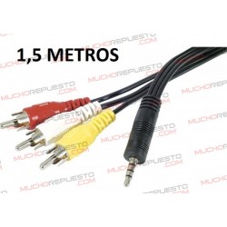 CABLE AUDIO + VIDEO JACK...