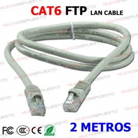 CABLE RED FTP CAT6 RJ45 2...