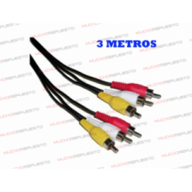 CABLE AUDIO + VIDEO 3RCA...