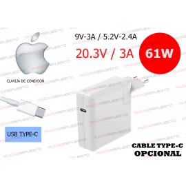 CARGADOR Apple / Mac USB...