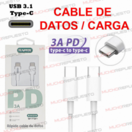 CABLE DE DATOS Y CARGA USB...