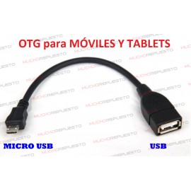 CABLE OTG USB 2.0 A MICRO...