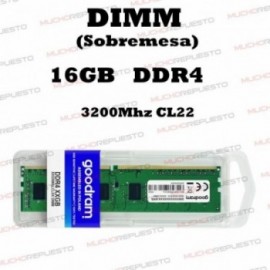 MEMORIA RAM DIMM 16GB DDR4...
