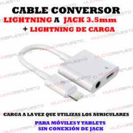 CABLE LIGHTNING A JACK...