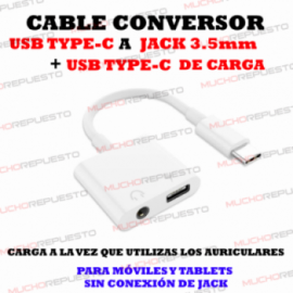 CABLE USB TYPE-C A JACK...
