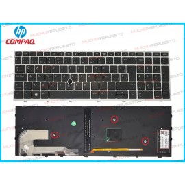 TECLADO HP ZBook 15u G5...