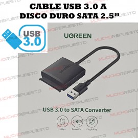 CABLE USB 3.0 A SATA PARA...