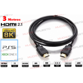 CABLE HDMI 2.1 Macho -...