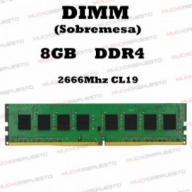 MEMORIA RAM DIMM 8GB DDR4...
