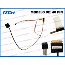 CABLE LCD MSI MS179X / GE72...