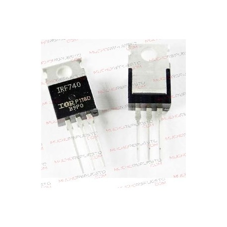 TRANSISTOR IRF740PBF IRF740 MOSFET 10A 400V TO-22