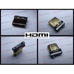 CONECTOR HDMI MACHO SMD...