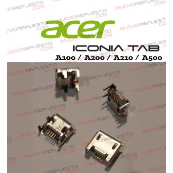 CONECTOR USB TABLET ACER ICONIA A100/A200/A210/A500